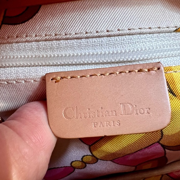 ⚡️SOLD⚡️ ✨RARE✨ Christian Dior Multicolor Silk Print Saddle Bag (Galliano Era) - Picture 4 of 17